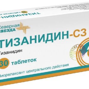 Тизанидин-сз 2мг 30 шт. таблетки