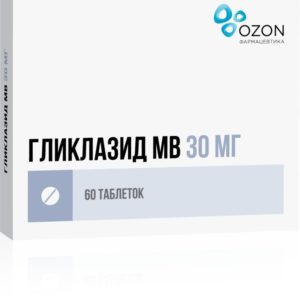 Гликлазид мв 30мг 60 шт. таблетки модифицированного высвобождения