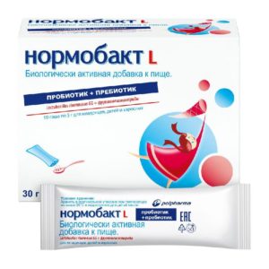 Нормобакт l порошок 3г 10 шт. саше