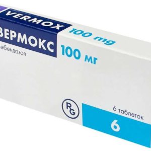 Вермокс 100мг 6 шт. таблетки