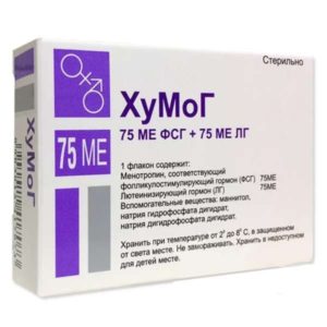Хумог 75 ме фсг+75 ме лг 2мл 1 шт. лиофилизат для приготовления раствора для внутримышечного и подкожного введения