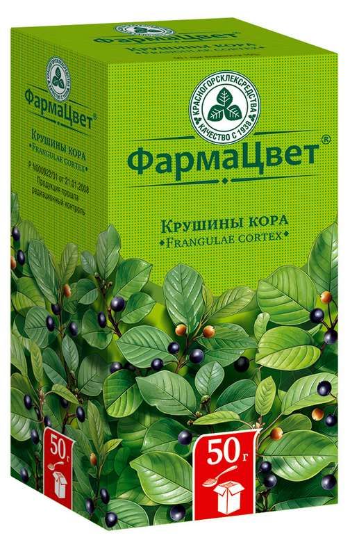 Крушина кора 50г - ☛ описание ☛ инструкция ☛ отзывы