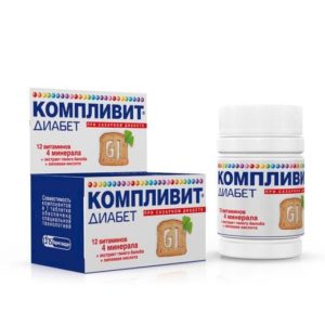 Компливит диабет таблетки 30 шт.