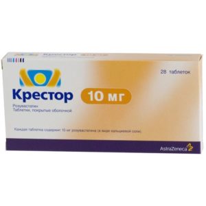 Крестор 10мг 28 шт. таблетки покрытые пленочной оболочкой