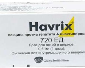 Вакцина хаврикс 720ед 0,5мл 1 шт. суспензия для инъекций шприц