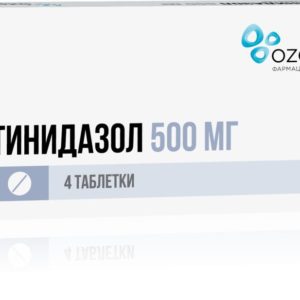Тинидазол 500мг 4 шт. таблетки