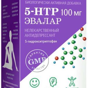 Анти-эйдж капсулы 5-гидрокситриптофан (5-htp) 100мг 60 шт. эвалар