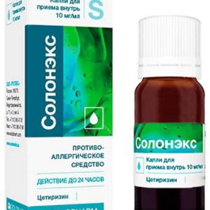 Солонэкс 10мг/мл 20мл капли для приема внутрь
