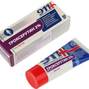 911 троксерутин гель для ног 50мл твинс тэк
