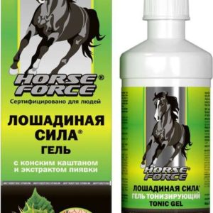 Лошадиная сила гель тонизирующий для вен с конским каштаном и экстрактом пиявки 500мл