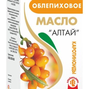 Масло облепиховое алтай капсулы 0,5г 60 шт.