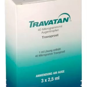 Траватан 40мкг/мл 2,5мл 3 шт. капли глазные