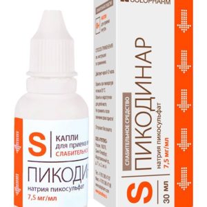 Пикодинар 7,5мг/мл 30мл капли для приема внутрь