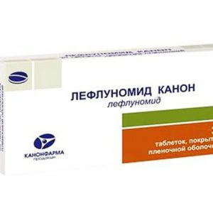 Лефлуномид канон 20мг 30 шт. таблетки покрытые пленочной оболочкой