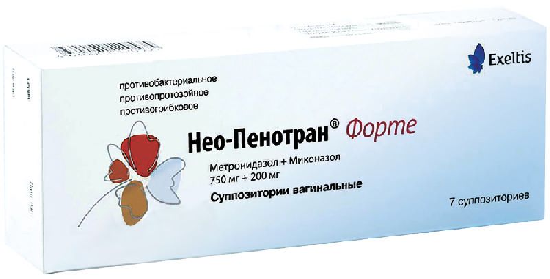 Нео-пенотран форте 7 шт. суппозитории вагинальные - ☛ описание ...