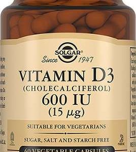 Солгар витамин д3 капсулы 600ме 60 шт.