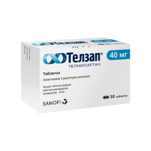 Телзап 40мг таблетки 30 шт.