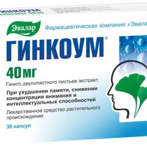 Гинкоум 40мг 30 шт. капсулы эвалар