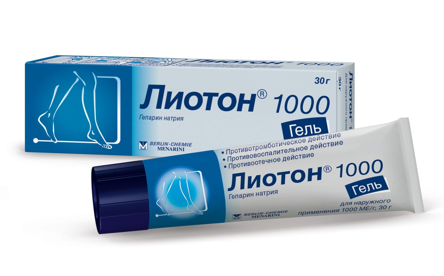 Лиотон 1000 30г гель a.menarini manufacturing logistics - ☛ описание ...