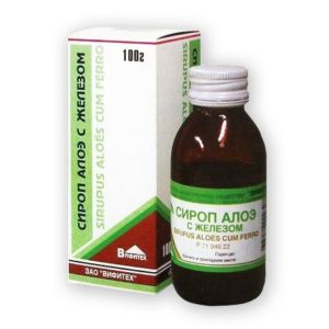 Алоэ с железом 100мл сироп