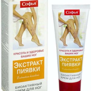 Софья сосудистые звездочки крем-гель для ног экстракт пиявки/яблочный уксус 125мл