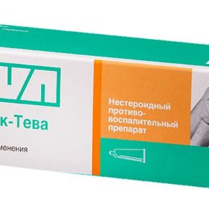 Диклофенак-тева 1% 100г гель для наружного применения