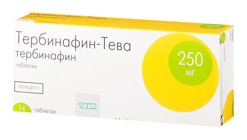 Тербинафин-тева 250мг 14 шт. таблетки - ☛ описание ☛ инструкция ☛ отзывы