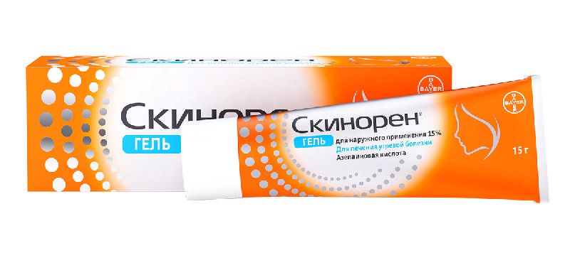 Скинорен 15% 15г гель - ☛ описание ☛ инструкция ☛ отзывы