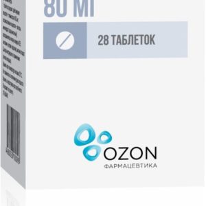 Телмисартан 80мг 28 шт. таблетки