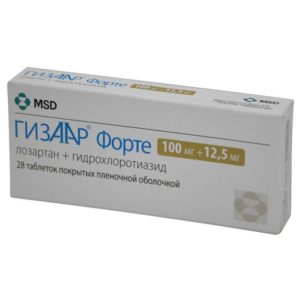 Гизаар форте 28 шт. таблетки мерк шарп и доум