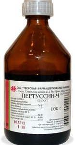 Пертуссин-ч 100г сироп тверская фармацевтичекская фабрика оао
