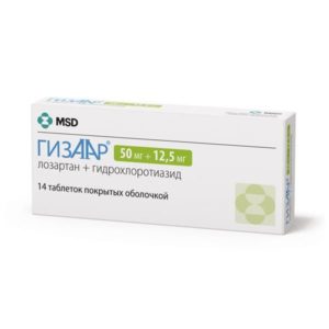 Гизаар 14 шт. таблетки мерк шарп и доум