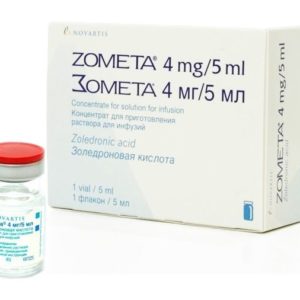 Зомета 4мг 5мл концентрат для приготовления раствора для инфузий