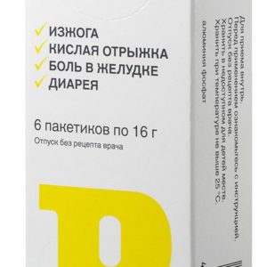 Фосфалюгель 16г 6 шт. гель для приема внутрь