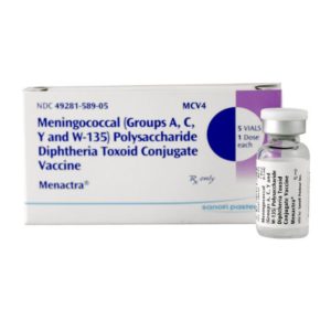 Менактра 1 доза (0,5мл) 1 шт. раствор внутримышечное введение