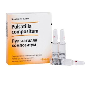 Пульсатилла композитум 2,2мл 5 шт. раствор для инъекций biologische heilmittel heel gmbh