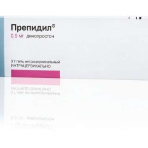 Препидил 0,5мг 3г гель интрацервикальный + шприц