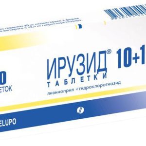 Ирузид 10мг+12,5мг 30 шт. таблетки