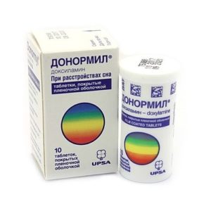 Донормил 15мг 10 шт. таблетки покрытые пленочной оболочкой