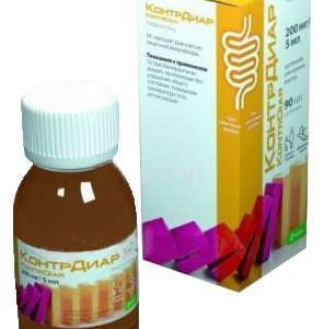 Контрдиар 200мг/5мл 90мл суспензия для приема внутрь