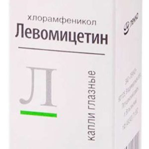 Левомицетин 0,25% 5мл капли глазные