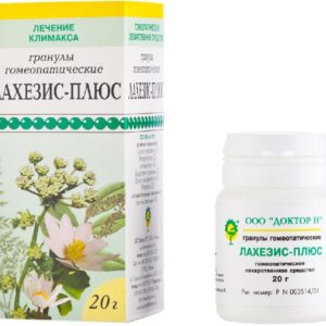 Лахезис-плюс 20г гранулы гомеопатические