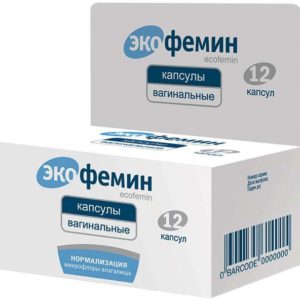Экофемин 12 шт. капсулы вагинальные