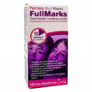 Фулл маркс раствор педикулицидный 100мл