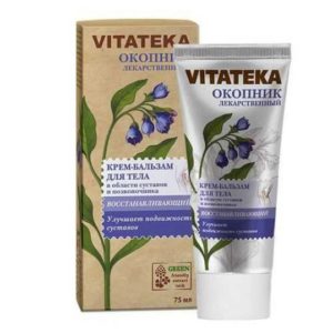 Витатека крем-бальзам для тела в области суставов окопник 75мл