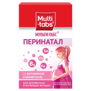 Мульти-табс перинатал 60 шт. таблетки