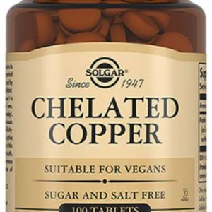 Солгар хелат меди таблетки 400мг 100 шт.