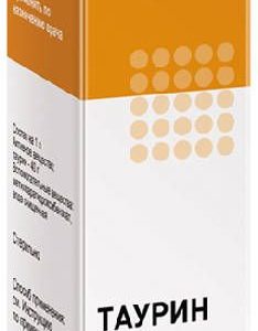 Таурин реневал 4% 10мл капли глазные