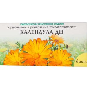 Календула дн 6 шт. суппозитории ректальные гомеопатические