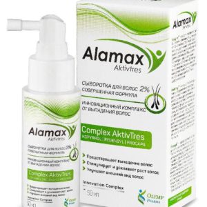 Аламакс сыворотка для волос 2% совершенная формула 50мл